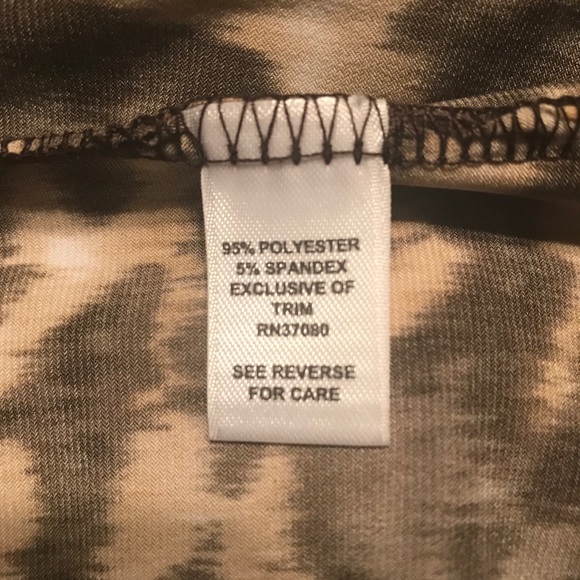 Cato sleeveless animal print top - Picture 6 of 7